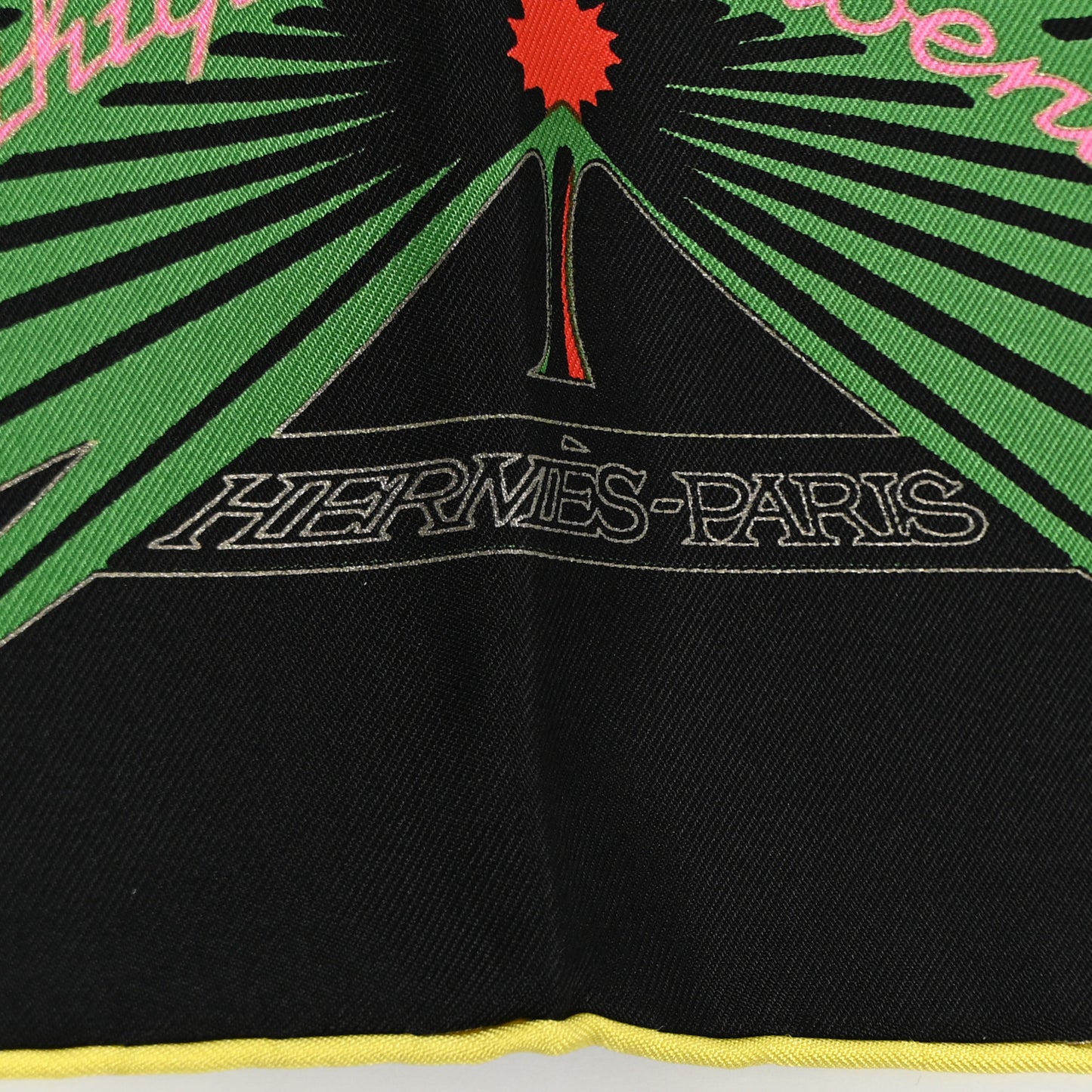 Silk Mythiques Phoenix Coloriage Scarf 90 Black Vert Rouge