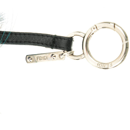 Fendi Mink Fox Fur QuTweet Coucou Bag Bug Charm Pink 3 of 5