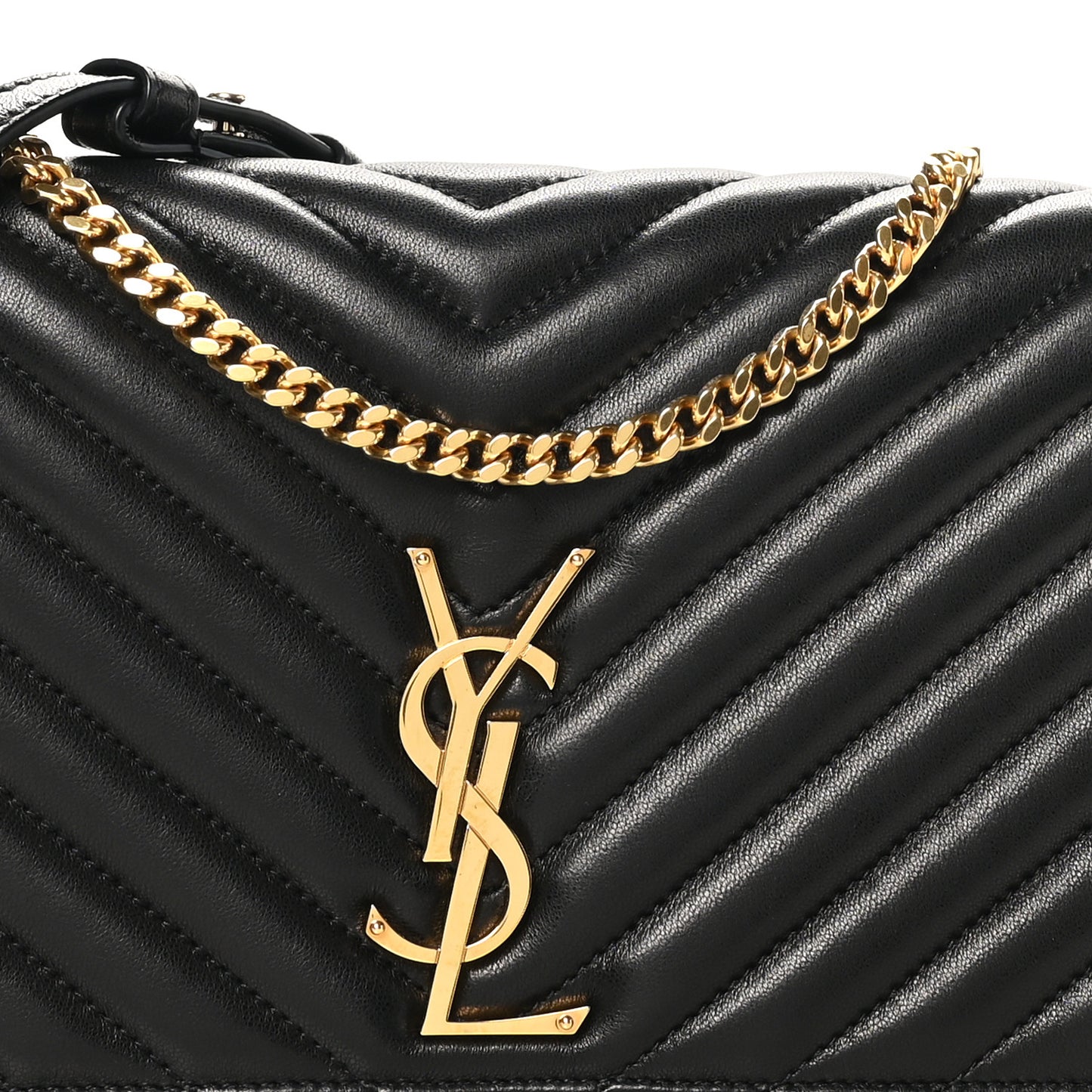 Lambskin Matelasse Monogram Kate 99 Black