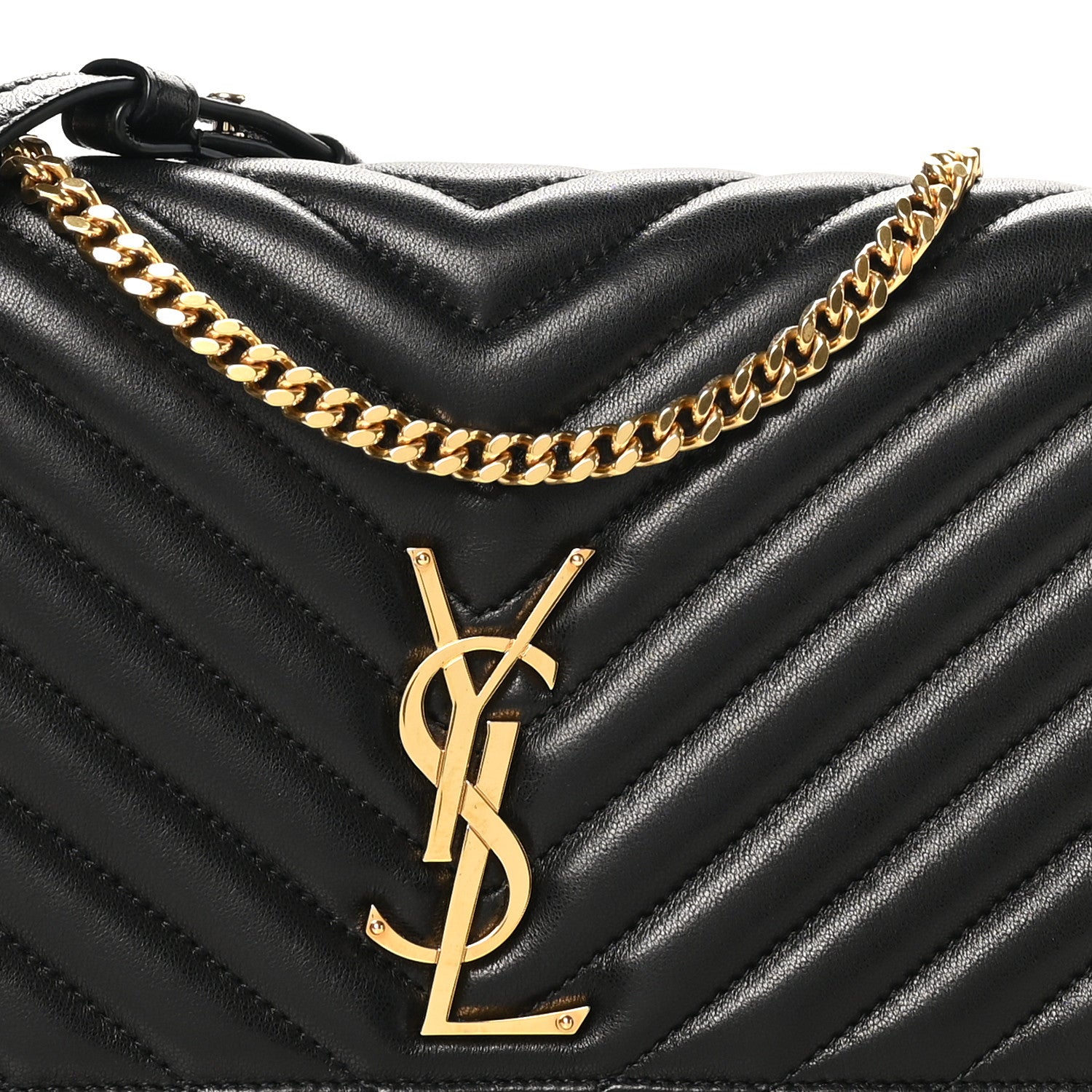Saint Laurent Lambskin Matelasse Monogram Kate 99 Black 8 of 10
