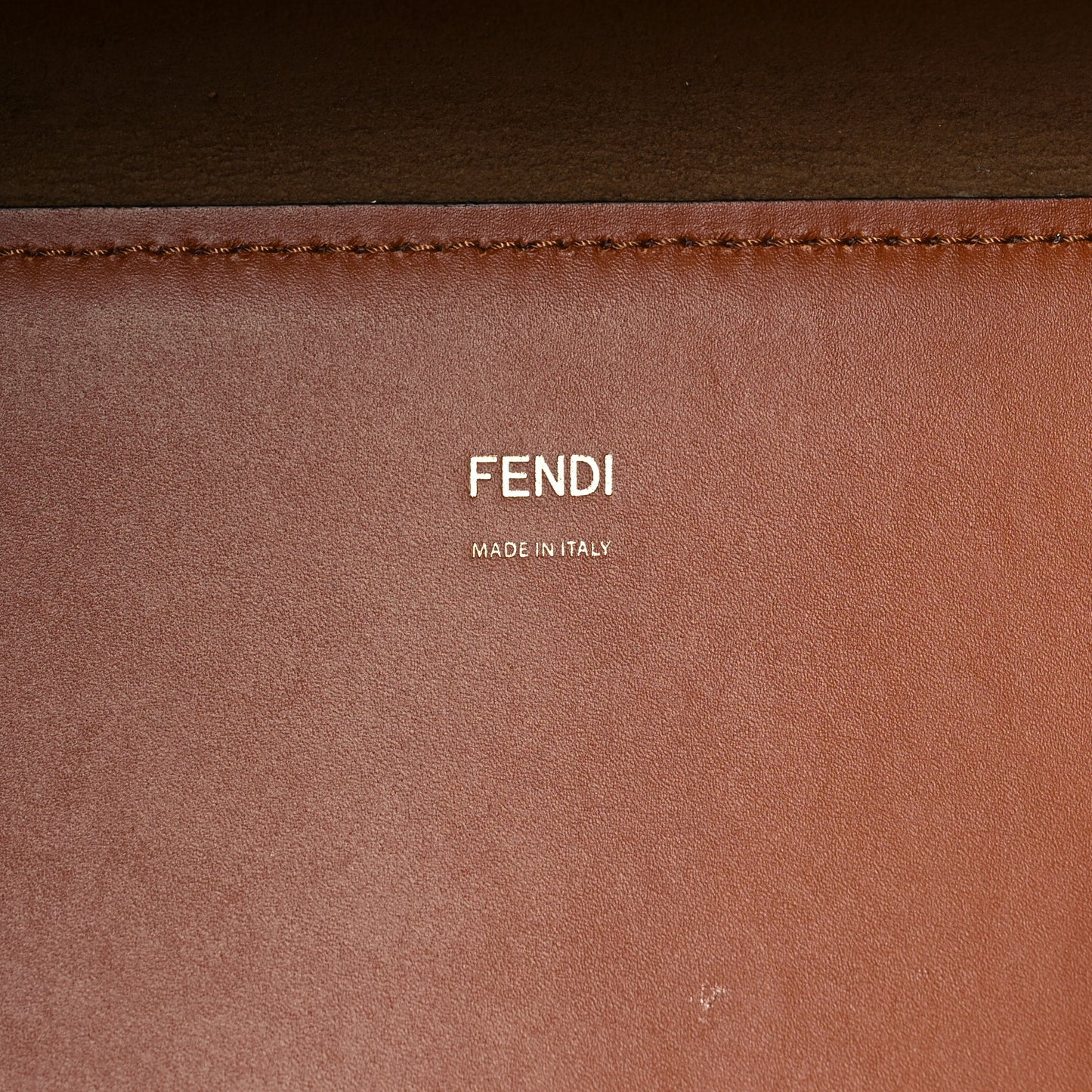 Vitello King Plexiglass Medium Fendi Sunshine Shopper Tote Cuoio