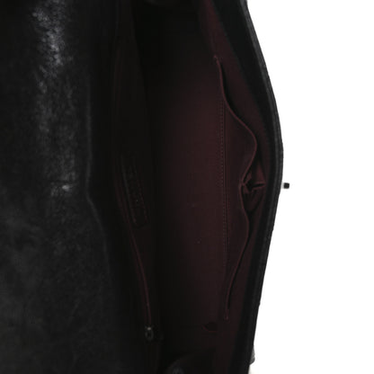 Chanel Crumpled Grained Calfskin Jumbo CC Crave Flap Black 5 of 13