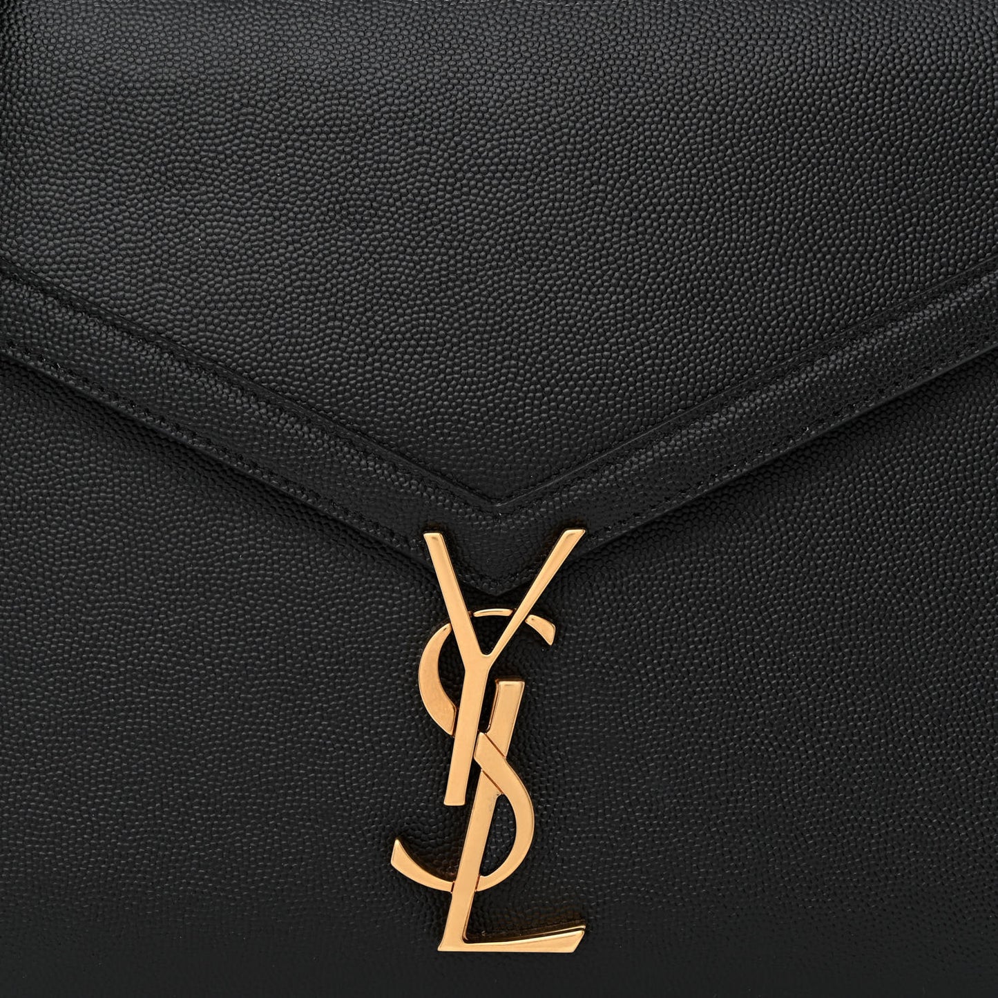 Grain de Poudre Medium Classic Monogram Cassandra Top Handle Black