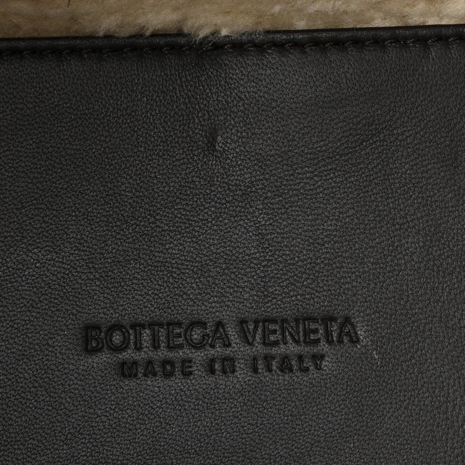 Bottega Veneta Shearling Aviator Small Andiamo Shoulder Bag Brown 11 of 11