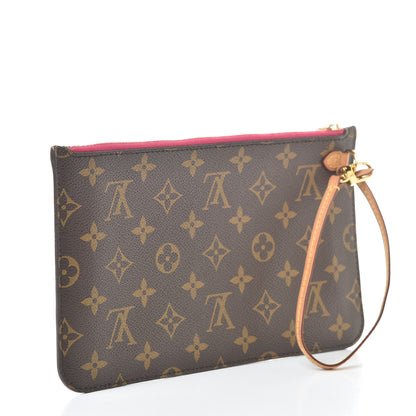 Louis Vuitton Monogram Neverfull MM GM Pochette Pivoine 3 of 9