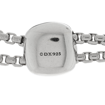 David Yurman Sterling Silver Diamond Starburst Y Necklace 4 of 5