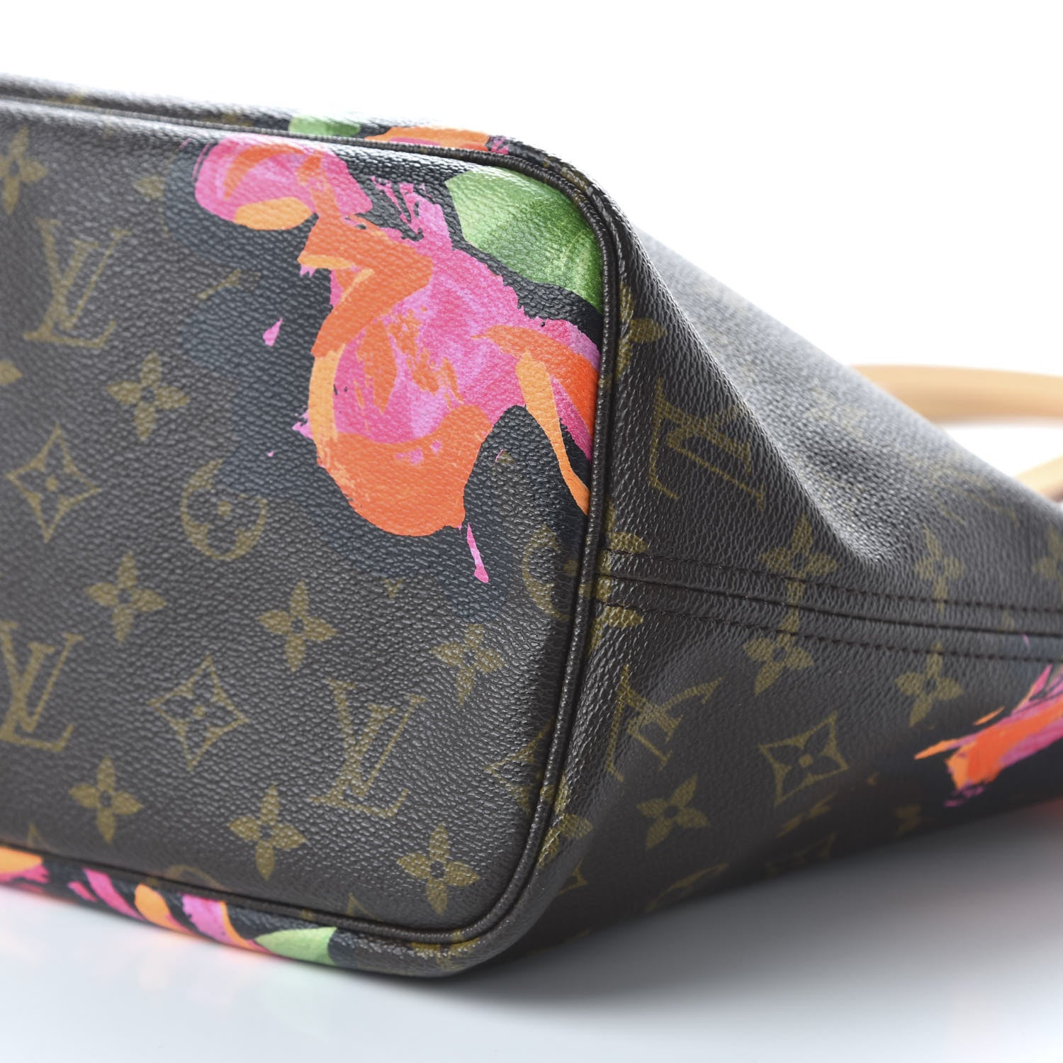Louis Vuitton Monogram Roses Neverfull MM 7 of 10