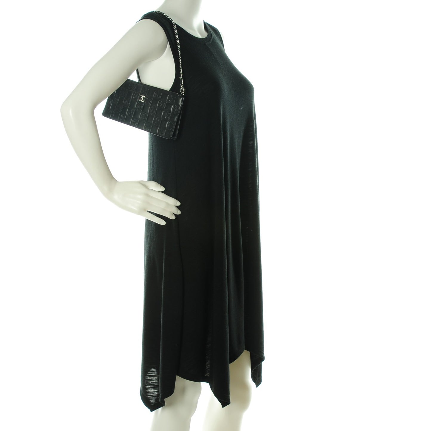 Lambskin Precious Symbols Pochette Black