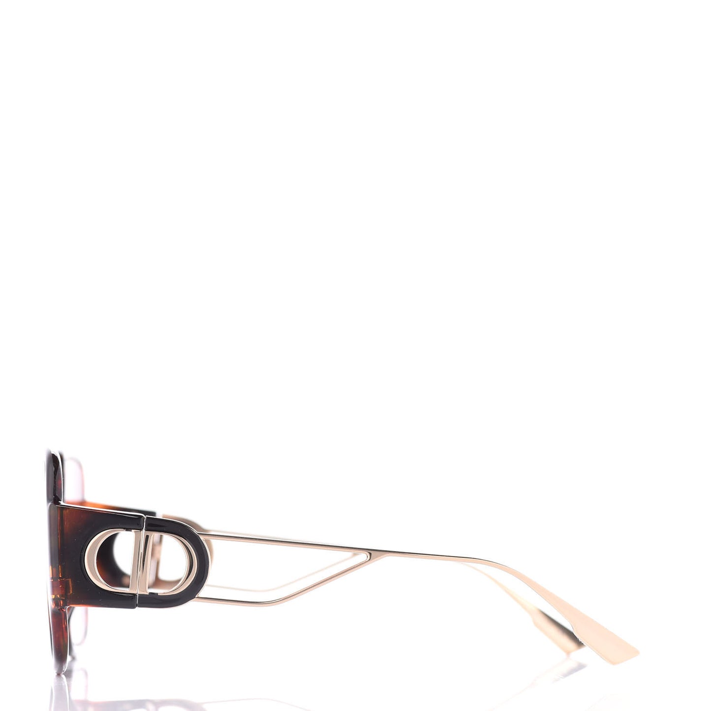 Acetate Square 30 Montaigne 2 Sunglasses Tortoise