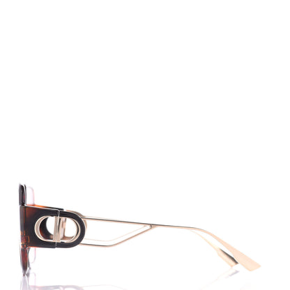 Christian Dior Acetate Square 30 Montaigne 2 Sunglasses Tortoise 3 of 7
