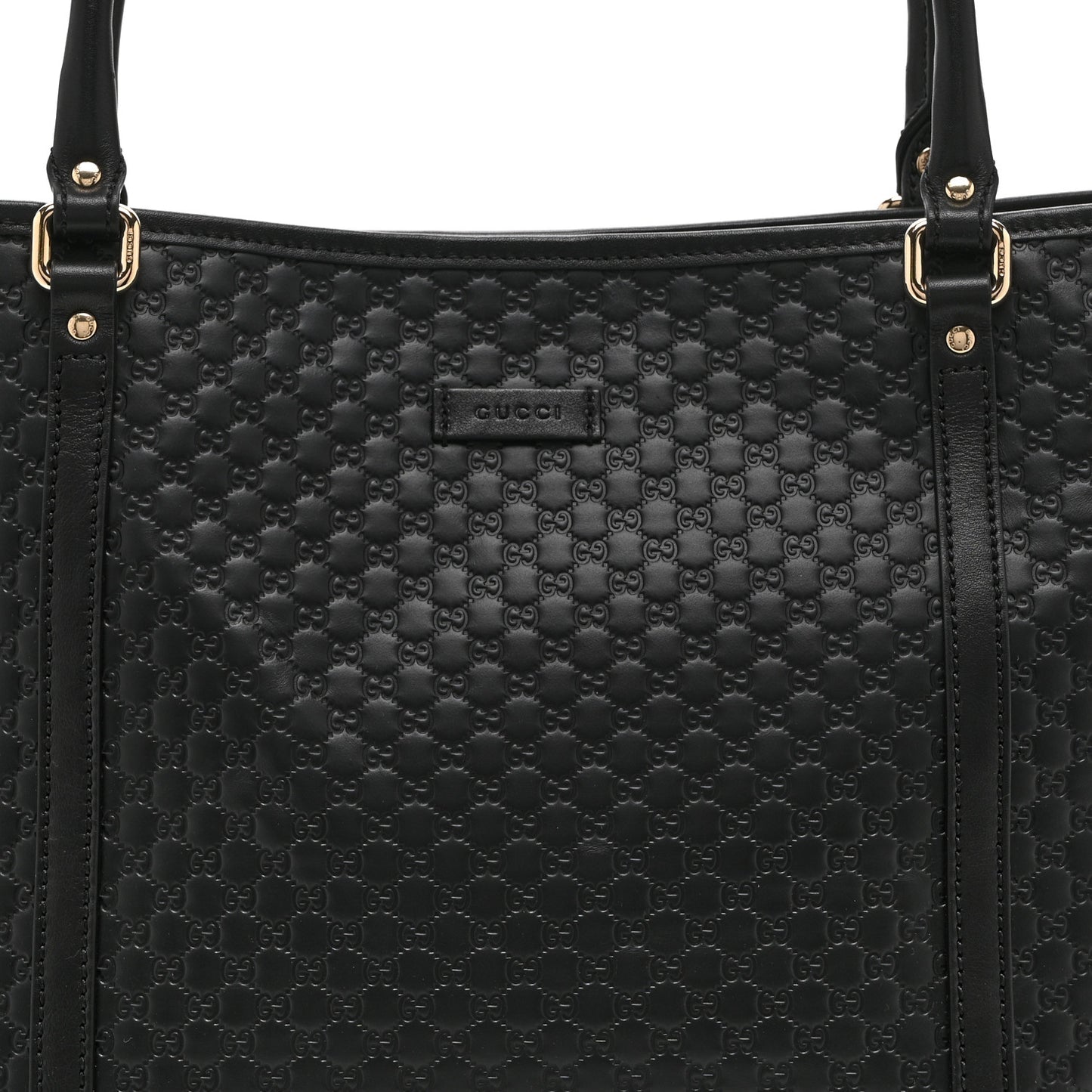 Microguccissima Medium Joy Tote Black