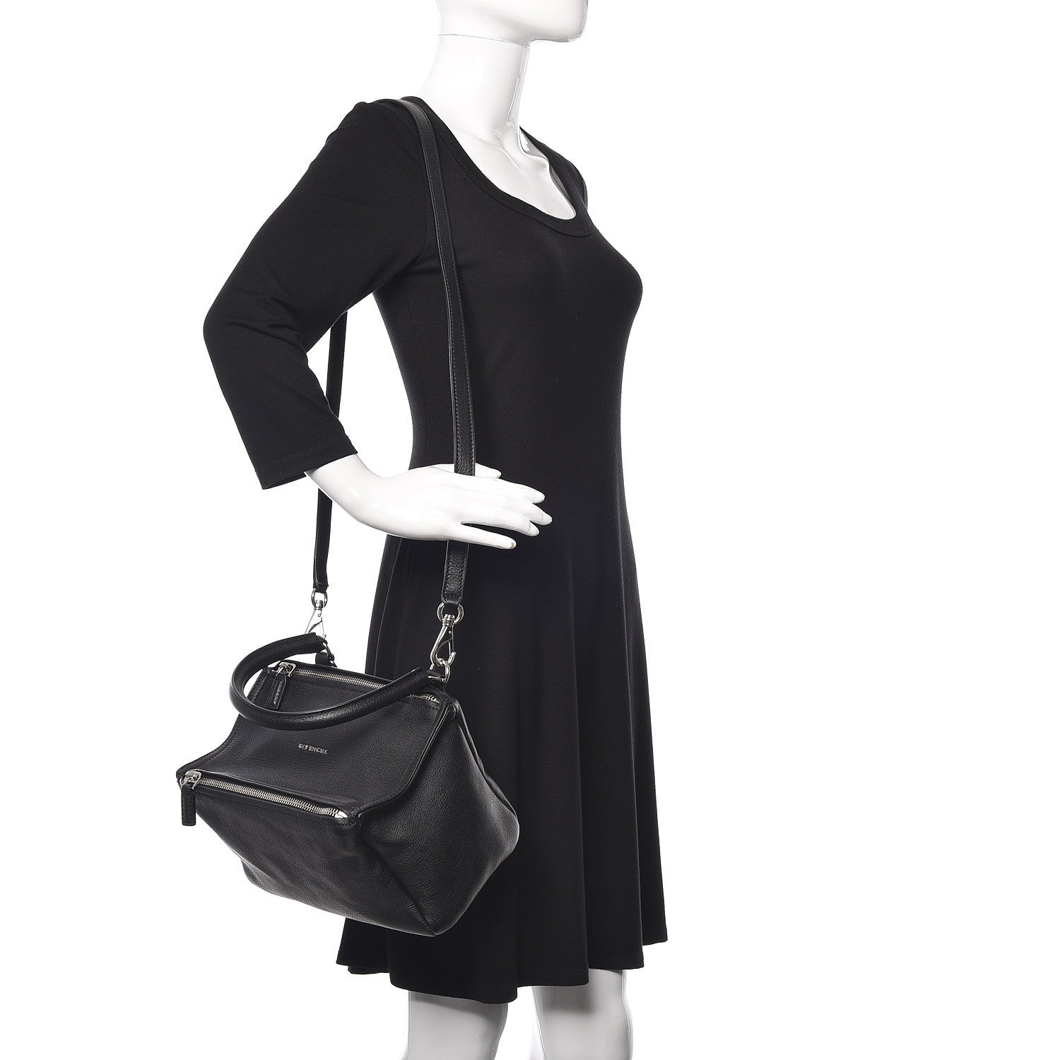 Givenchy Sugar Goatskin Small Pandora Black 2 of 11