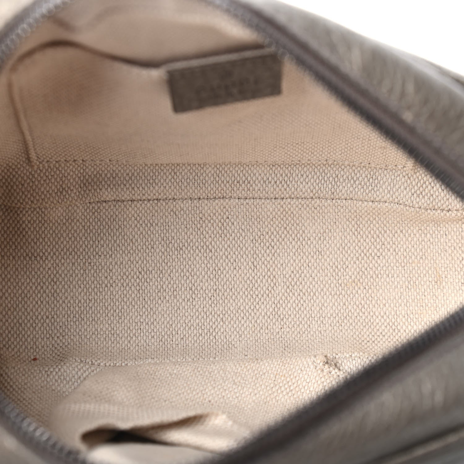 Gucci Metallic Pebbled Calfskin Small Soho Disco Bag Sasso 4 of 4