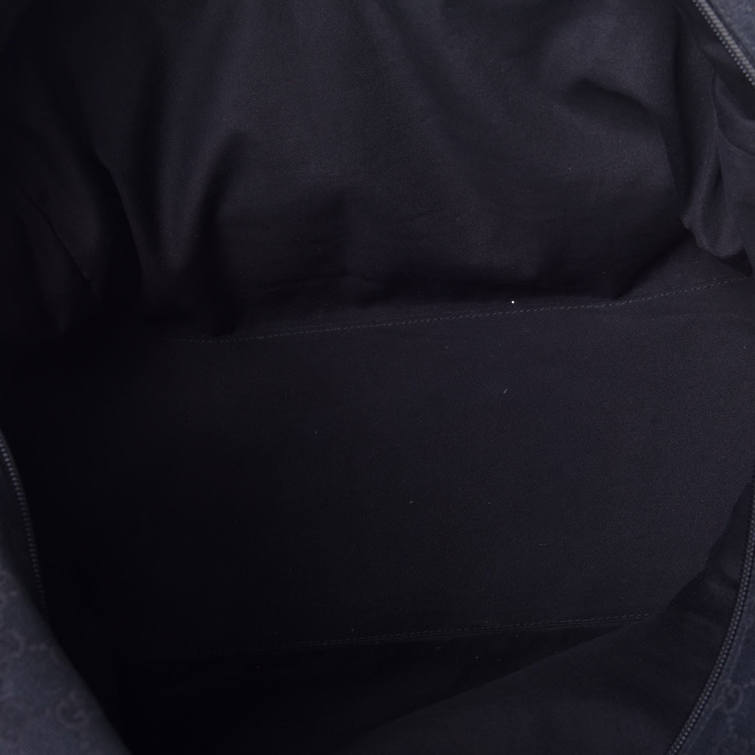 Gucci GG Monogram Web Large Collapsible Carry On Duffle Bag Black 4 of 9