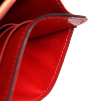 Louis Vuitton Vernis Sarah Wallet NM Cherry 7 of 9