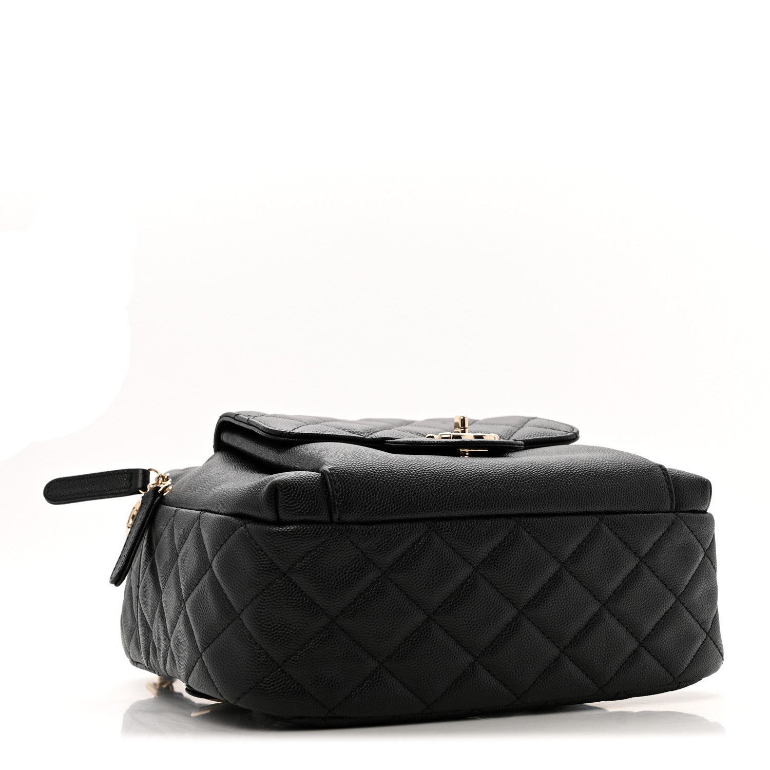 Chanel Caviar Quilted Medium Zip Around Backpack Black 4 of 12