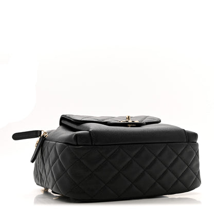 Chanel Caviar Quilted Medium Zip Around Backpack Black 4 of 12