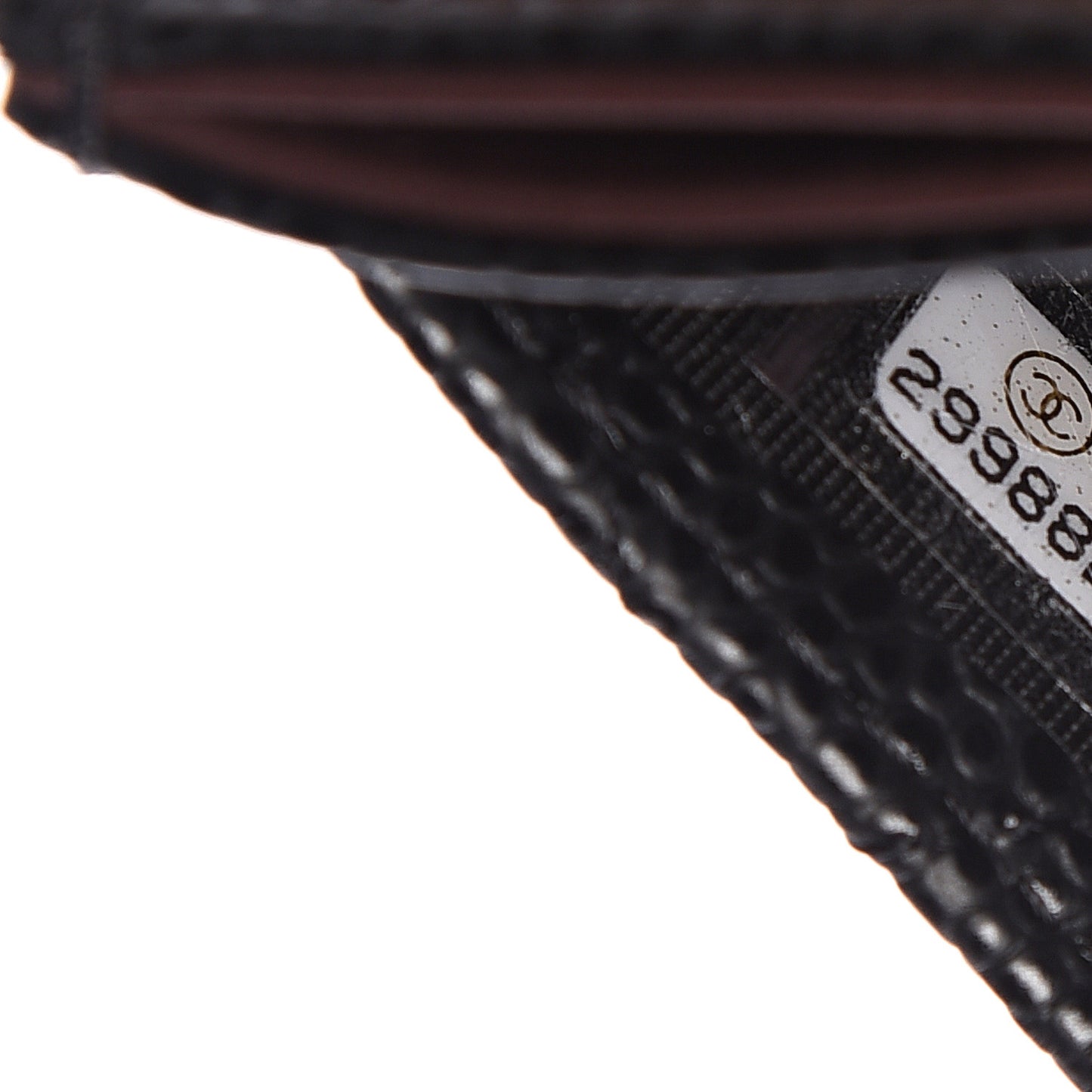 Caviar Quilted Card Holder Black