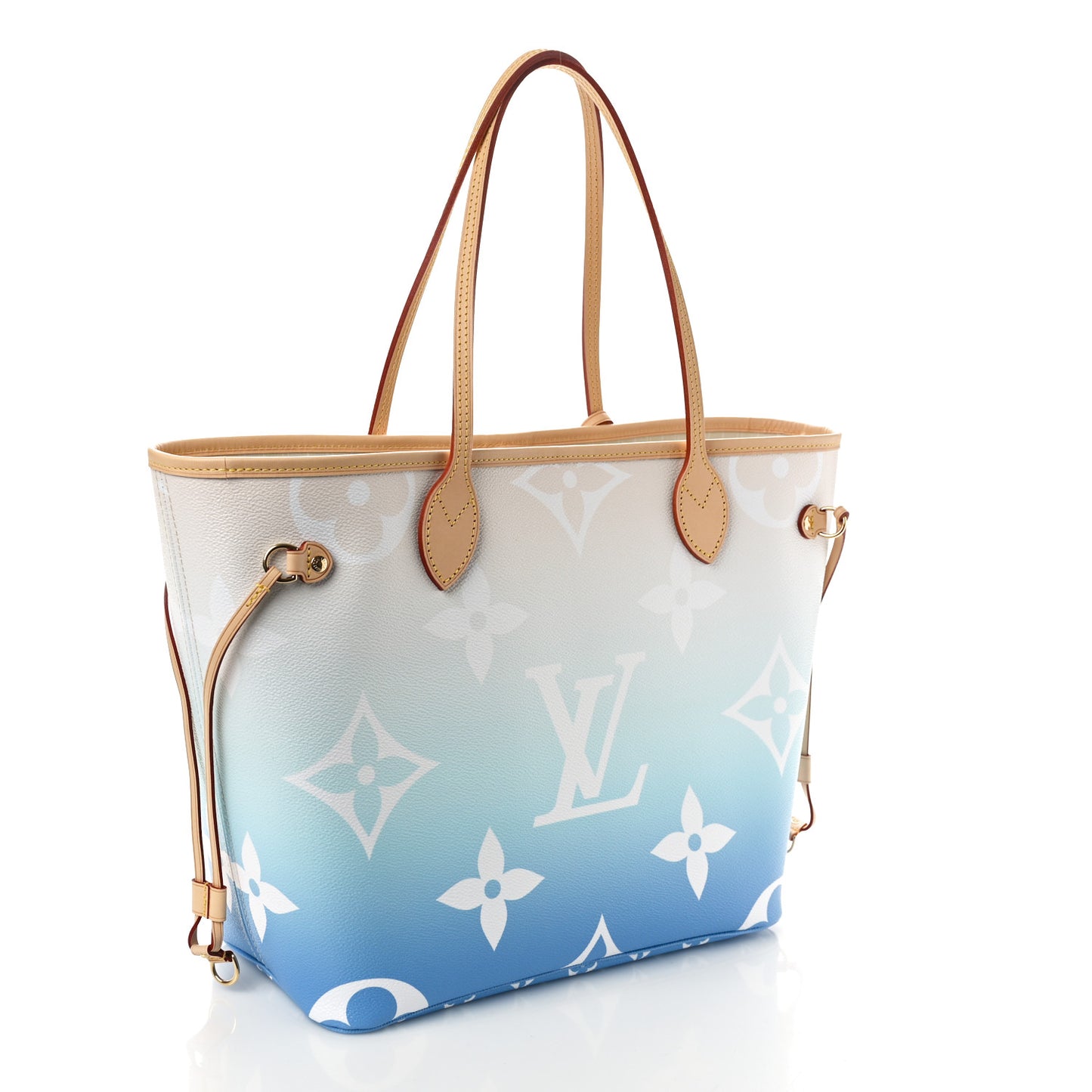 Monogram Giant By The Pool Neverfull MM Blue