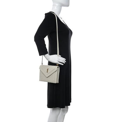 Saint Laurent Lambskin Quilted Mini Gaby Satchel Blanc Vintage 2 of 12