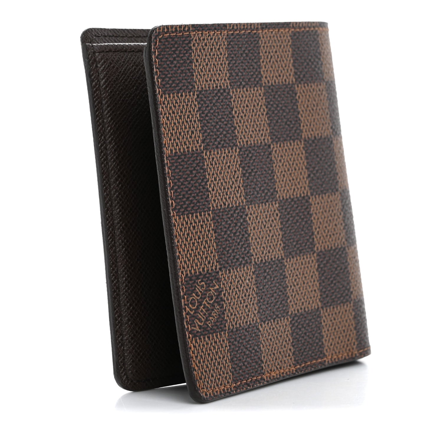 Damier Ebene Porte-Billets 6 Card Bi-Fold Wallet