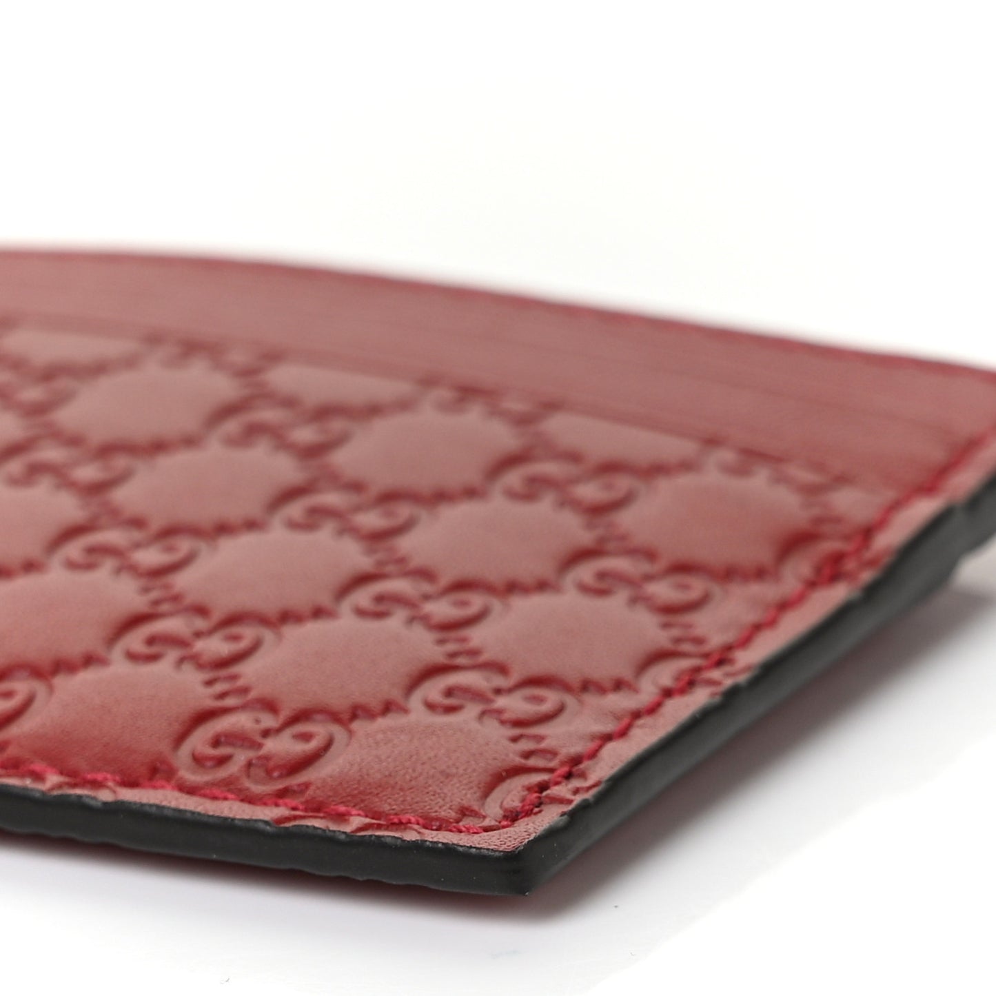 Microguccissima Card Holder Red