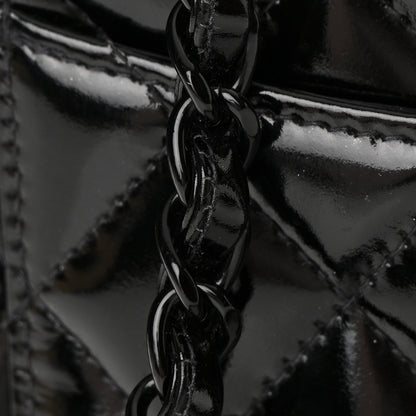 Chanel Patent Calfskin Quilted Mini Square Flap So Black 16 of 18