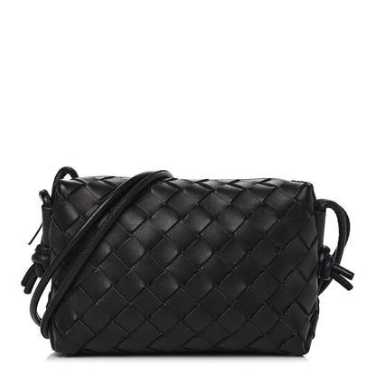 Bottega Veneta Nappa Intrecciato Mini Loop Camera Bag Black 1 of 8