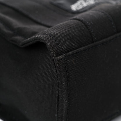 Marc Jacobs Cotton Canvas Mini The Traveler Tote Bag Black 9 of 12