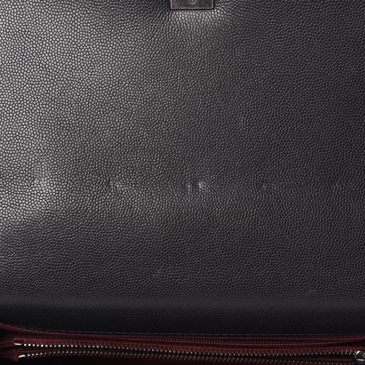 Caviar Quilted Small Coco Handle Flap Black
