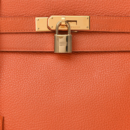 Hermes Togo Kelly Retourne 32 Orange 7 of 13