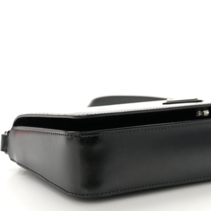 Prada Spazzolato Femme Flap Shoulder Bag Black 9 of 10