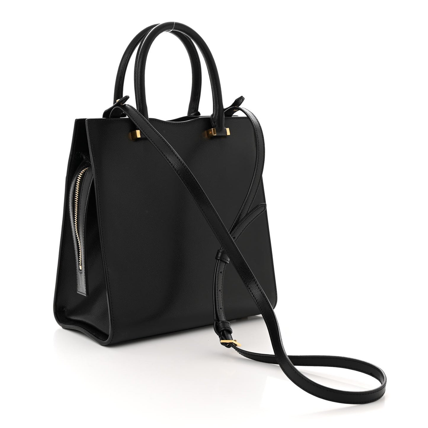 Grain De Poudre Small Uptown Tote Black