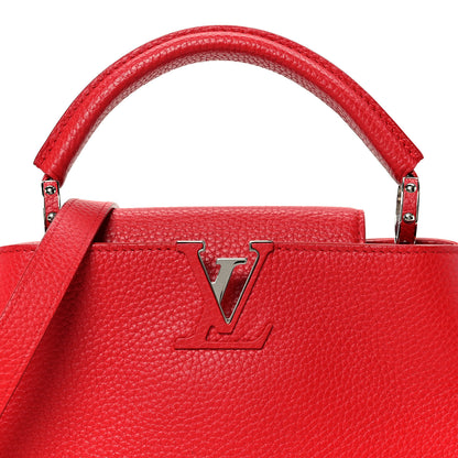 Louis Vuitton Taurillon Capucines BB Scarlet Red 6 of 8