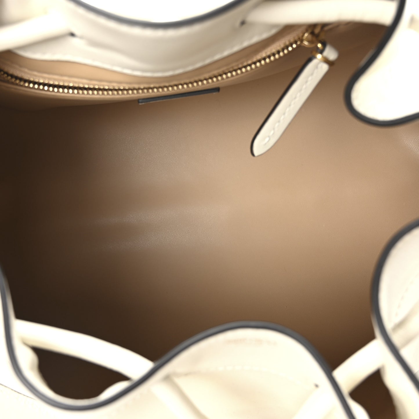 Calfskin Bon Bon East West Bucket Bag Latte