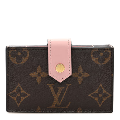 Louis Vuitton Monogram Gusset Card Holder Rose Ballerine 1 of 7