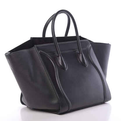 Celine Supple Calfskin Medium Phantom Luggage Black 3 of 18