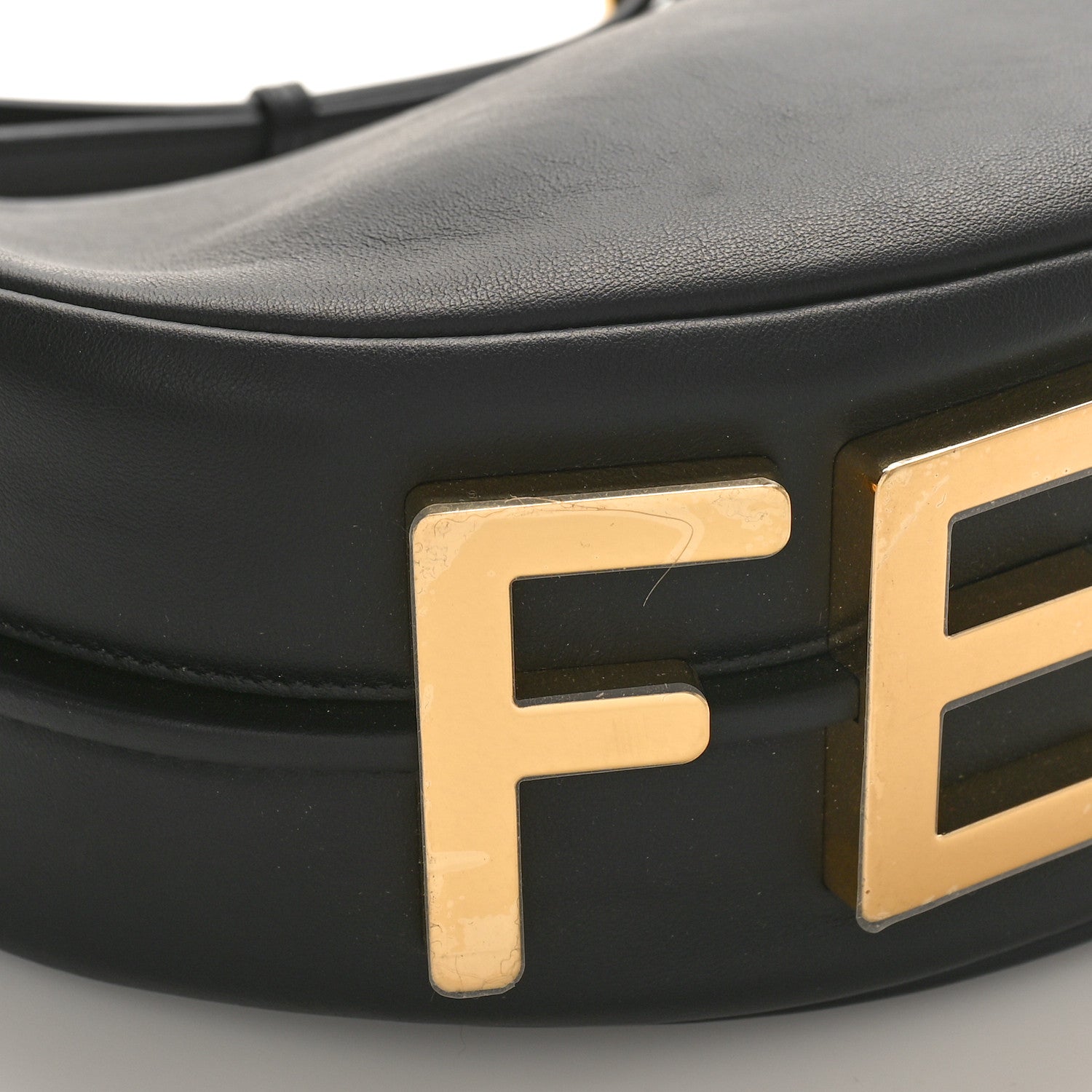 Fendi Vitello Grace Matte Small Fendigraphy Hobo Bag Black 7 of 8