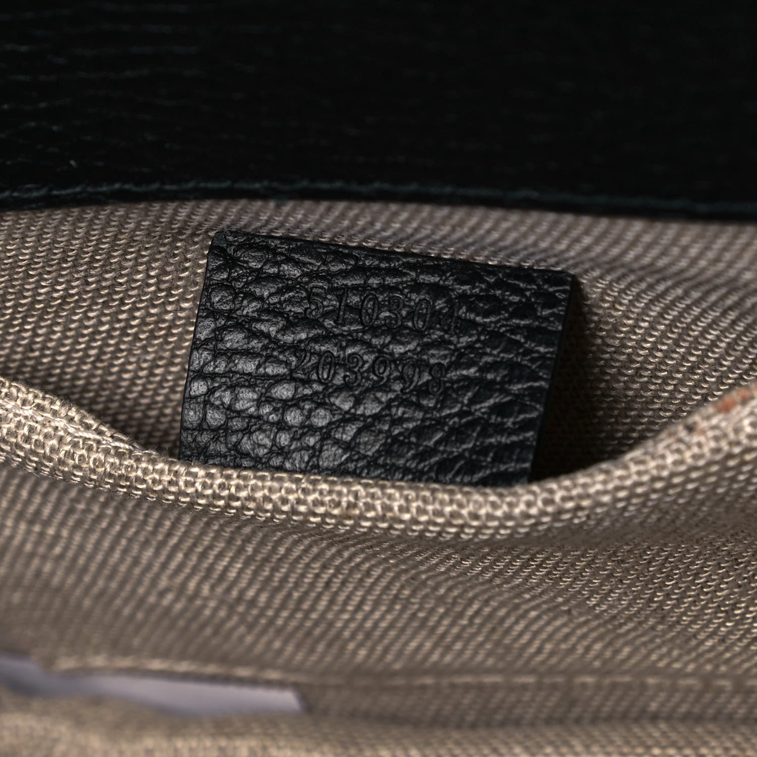 Gucci Dollar Calfskin Small Interlocking G Shoulder Bag Black 7 of 9