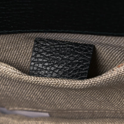 Gucci Dollar Calfskin Small Interlocking G Shoulder Bag Black 7 of 9