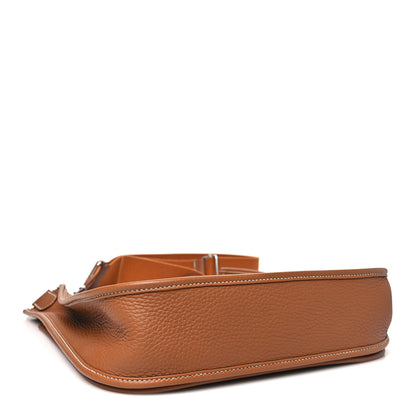 Hermes Taurillon Clemence Evelyne III PM Gold 4 of 11