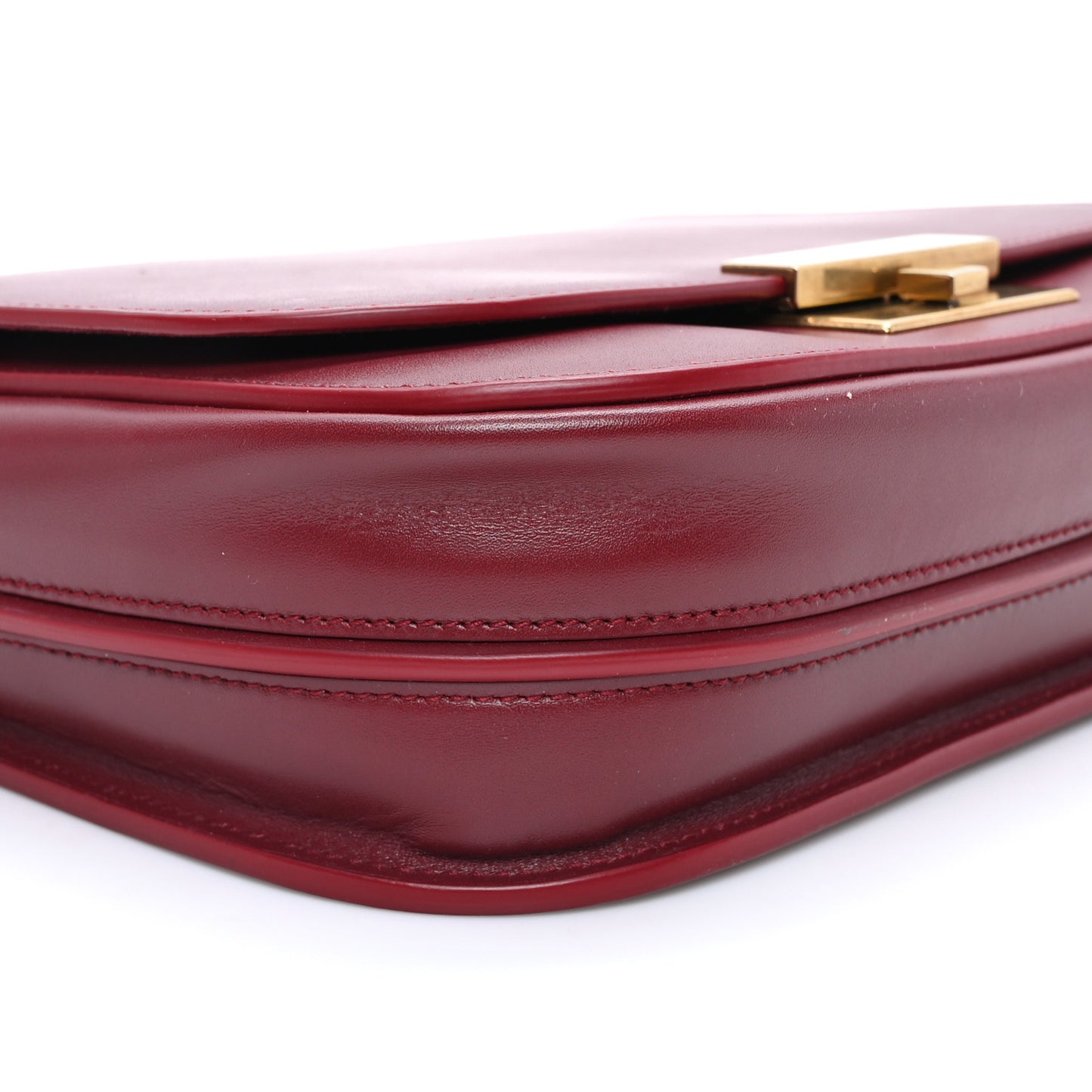 Calfskin Betty Messenger Red