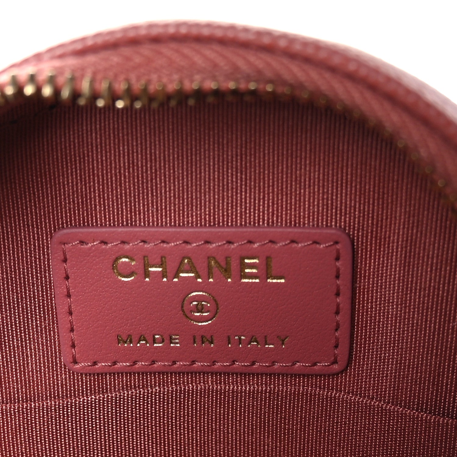 Chanel Caviar Quilted Round Filigree Crossbody Pink 7 of 10