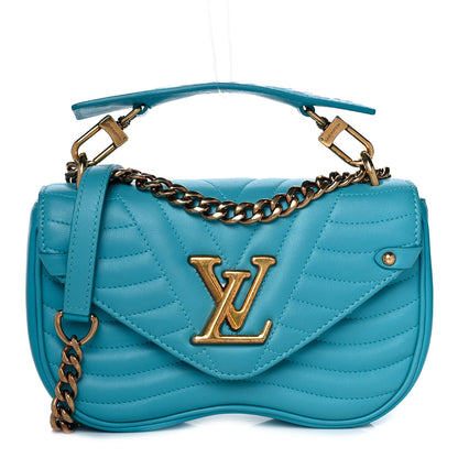 Louis Vuitton Calfskin New Wave Chain PM Malibu Green 1 of 16