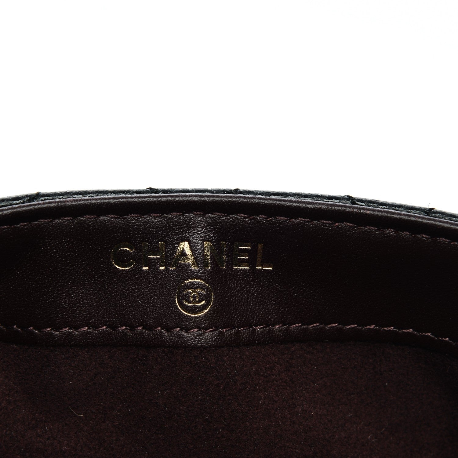 Chanel Caviar Quilted Mini Phone Holder Clutch Black 7 of 9