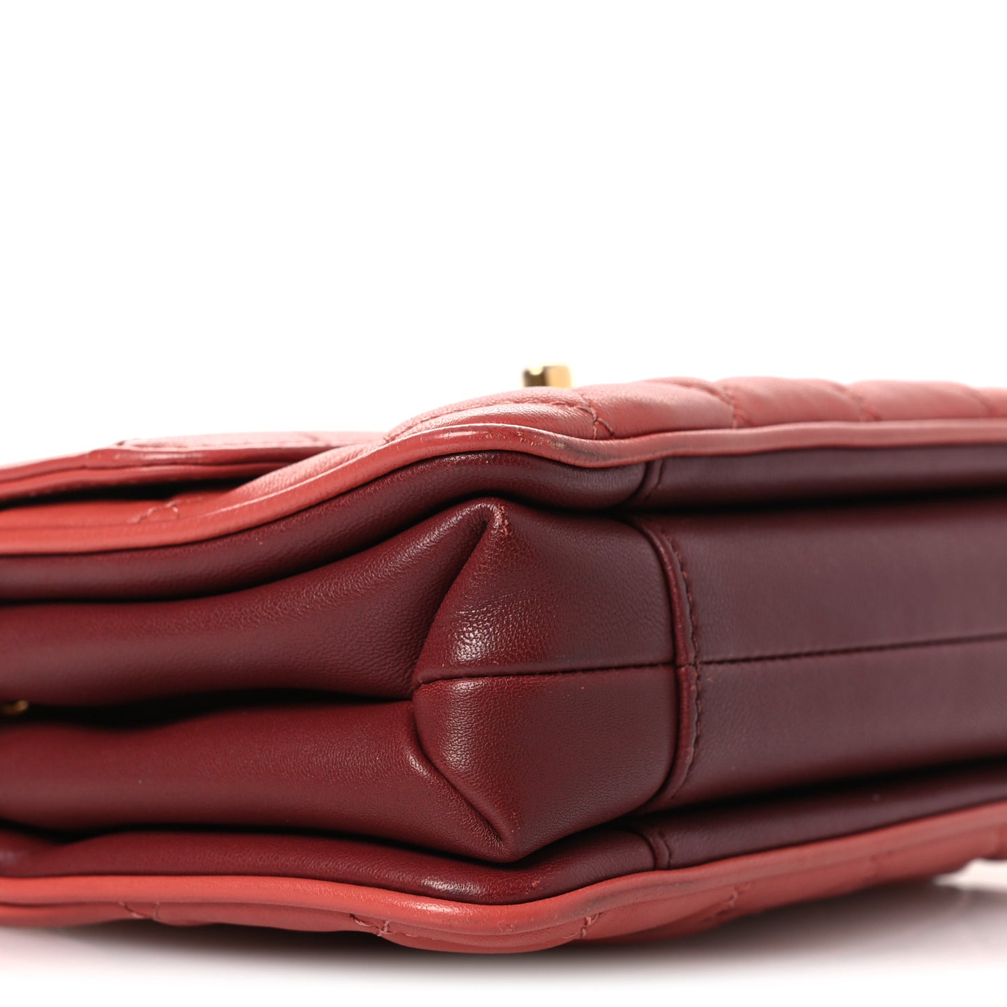 Lambskin Quilted Bi-Color Small Coco Vintage Flap Pink