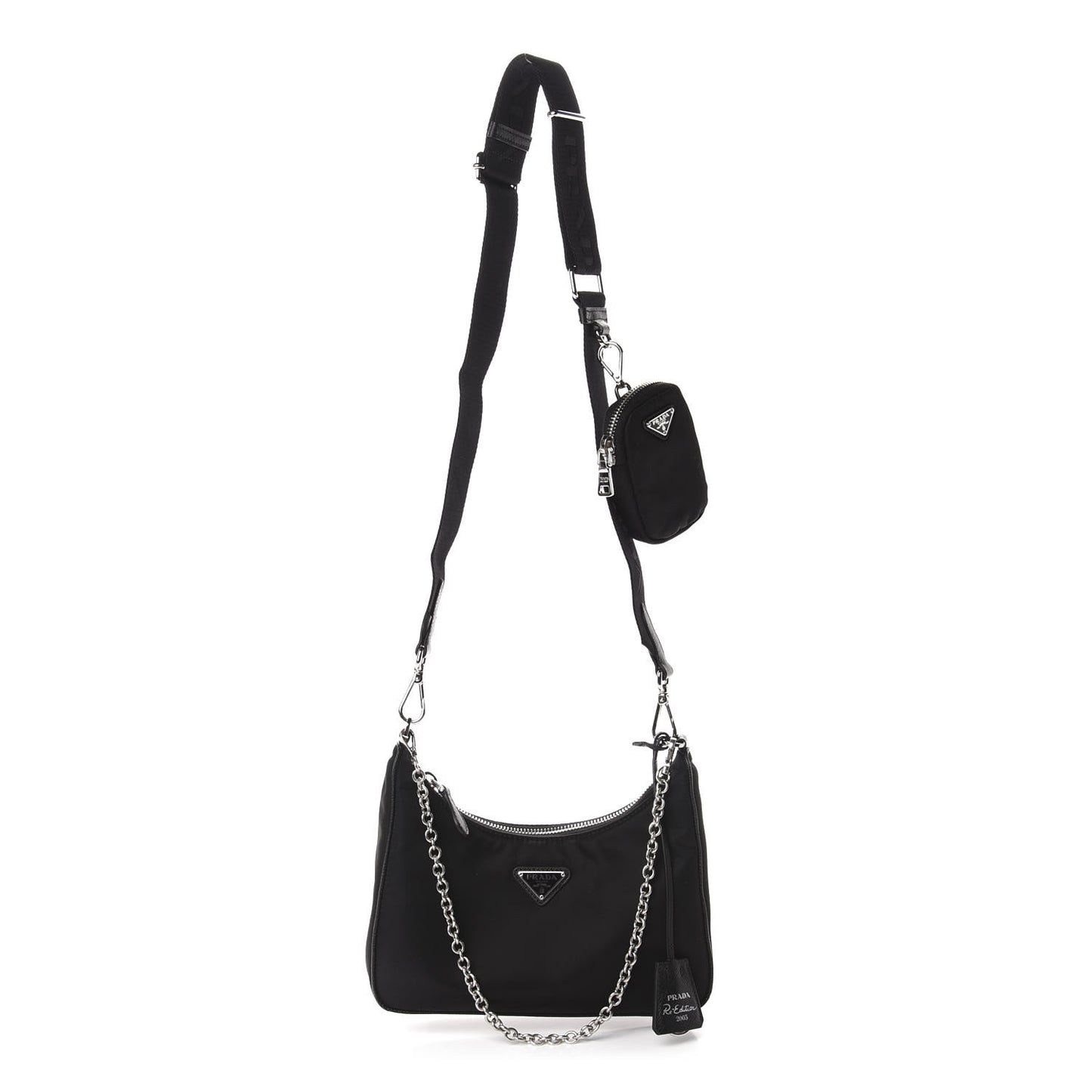 Nylon Re-Edition 2005 Shoulder Bag Black