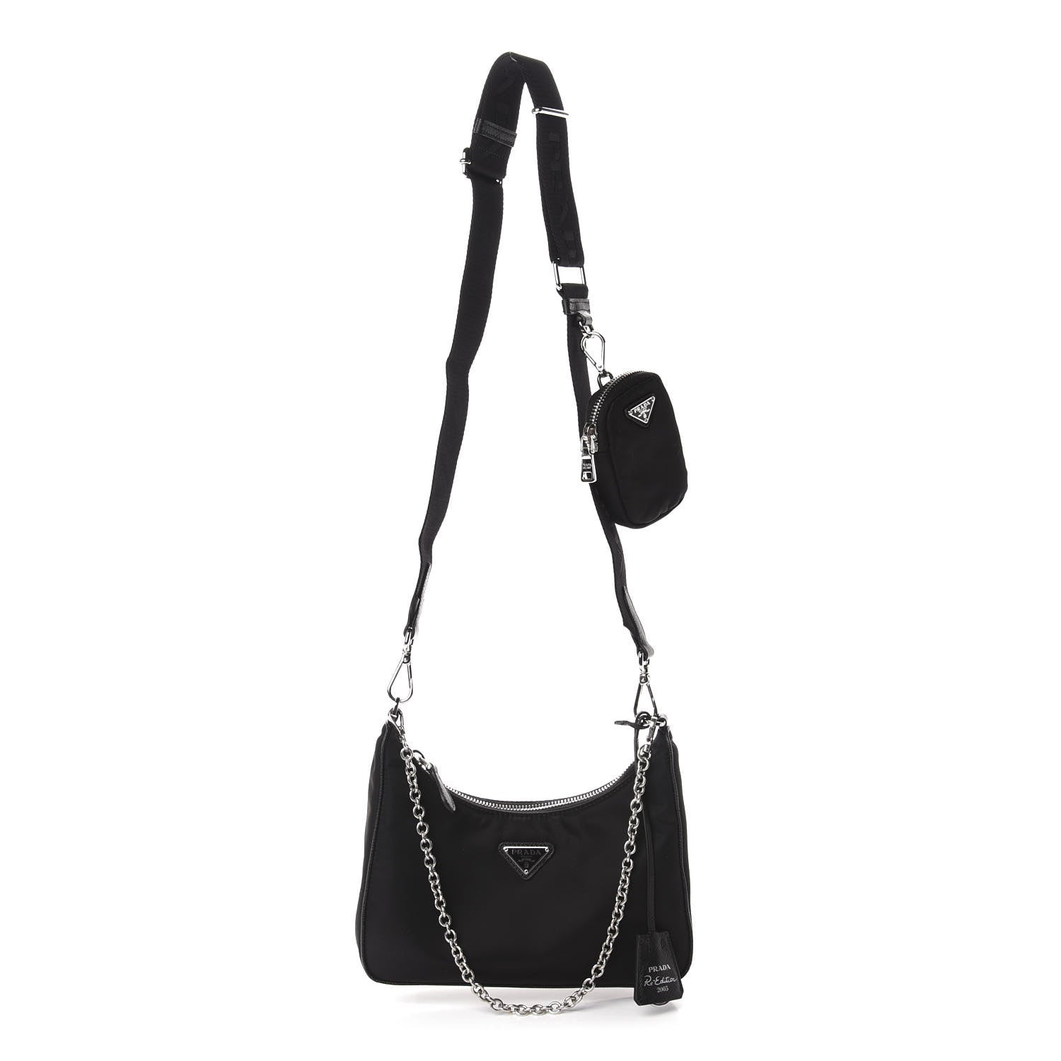 Prada Nylon Re-Edition 2005 Shoulder Bag Black 1 of 12