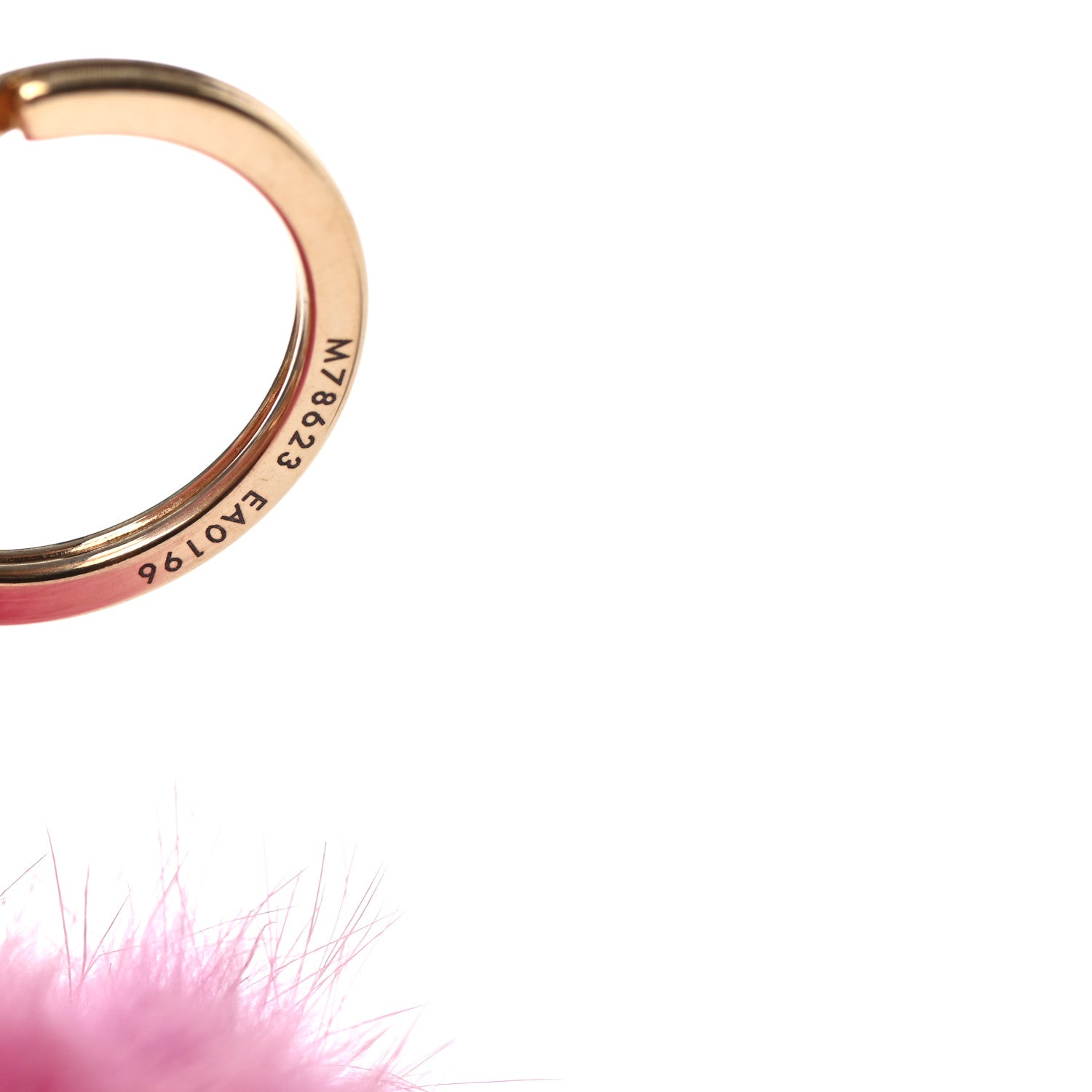 Louis Vuitton Mink Fluo Bubble Bag Charm Key Holder Pink 3 of 3