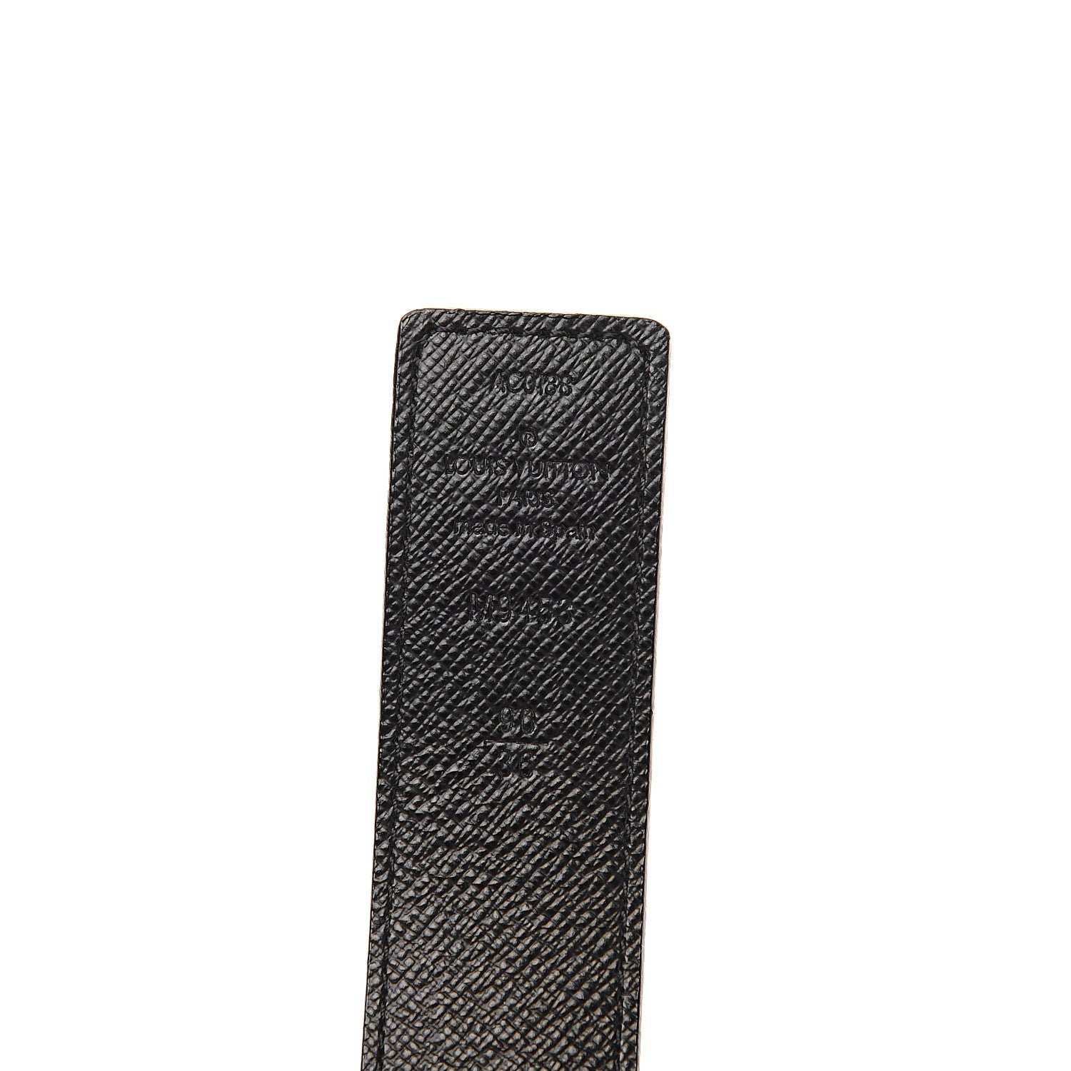 Louis Vuitton Calfskin Monogram 30mm LV Initiales Reversible Belt 90 36 Black 3 of 5